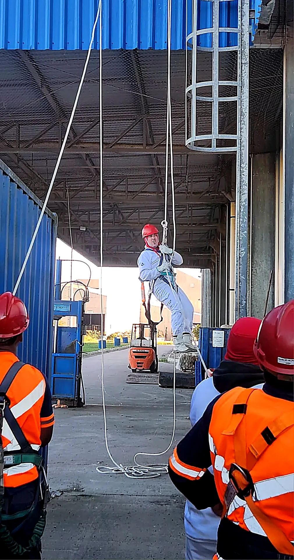 Treinamento de resgate vertical